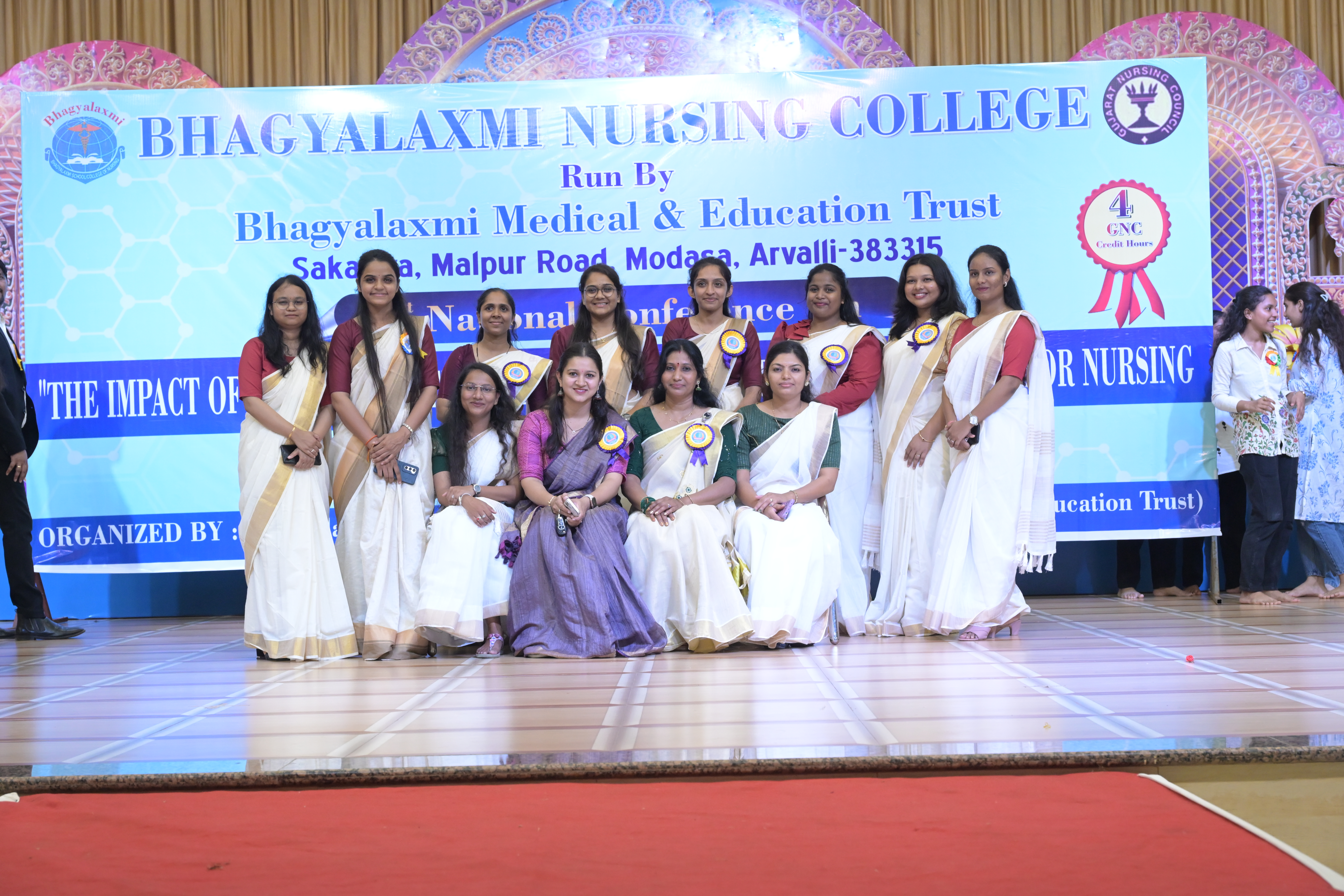 Nursing students at Bhagyalaxmi Nursing College